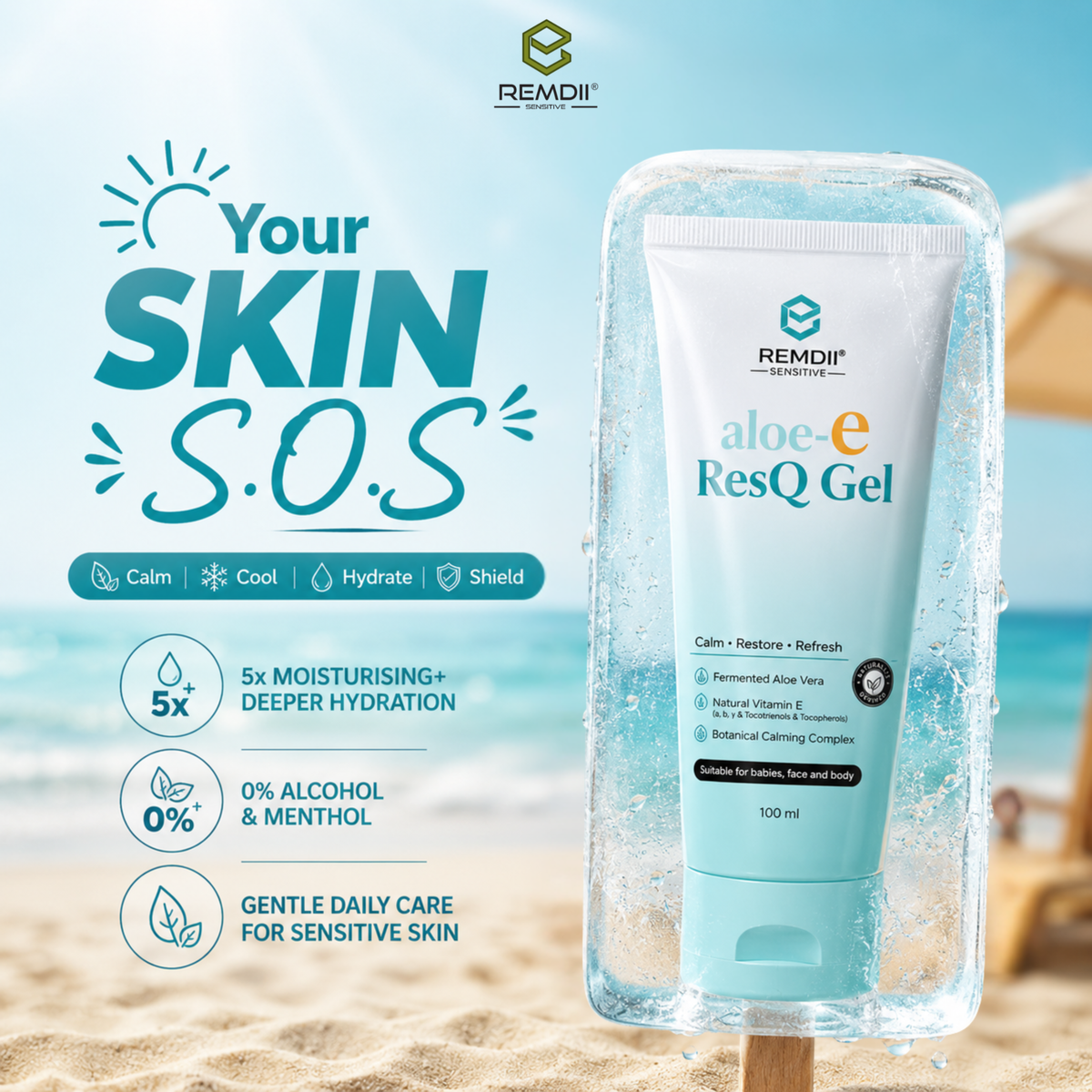 REMDII® Aloe-E ResQ Gel