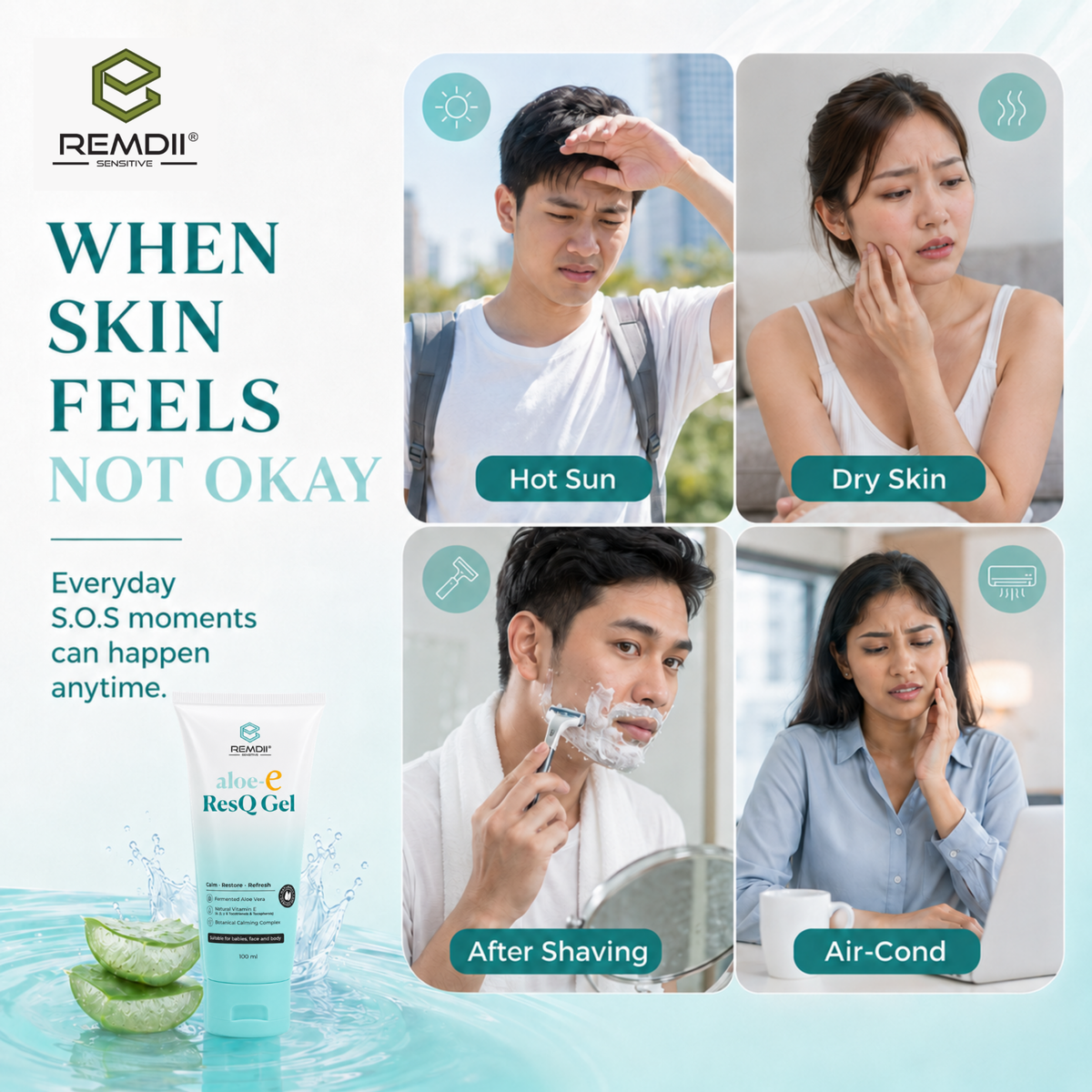 REMDII® Aloe-E ResQ Gel
