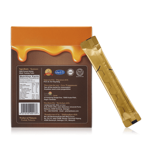 A.Dorsata Wild Tualang Honey (20 Sachets x 8g)