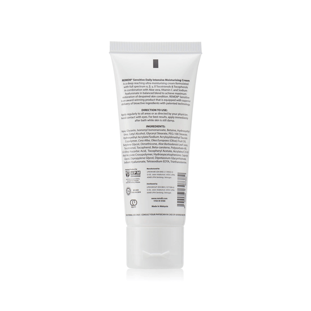 REMDII® Sensitive Daily Intensive Moisturising Cream